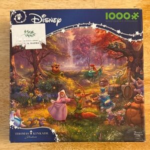 Disney Thomas Kinkade Puzzle with Vibrant Colors